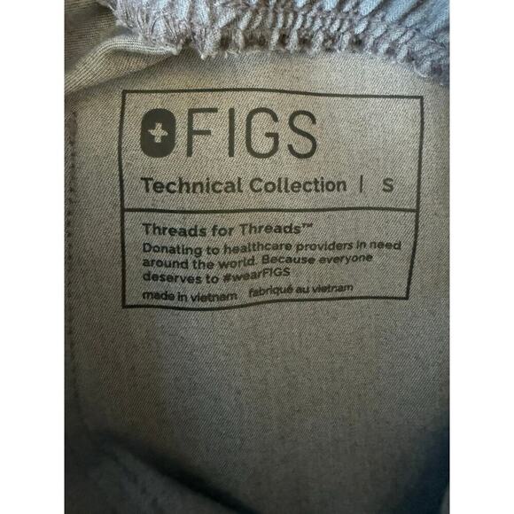 FIGS High Waisted Yola Skinny Scrub Pant Womens Small Dark Grey - Picture 9 of 9